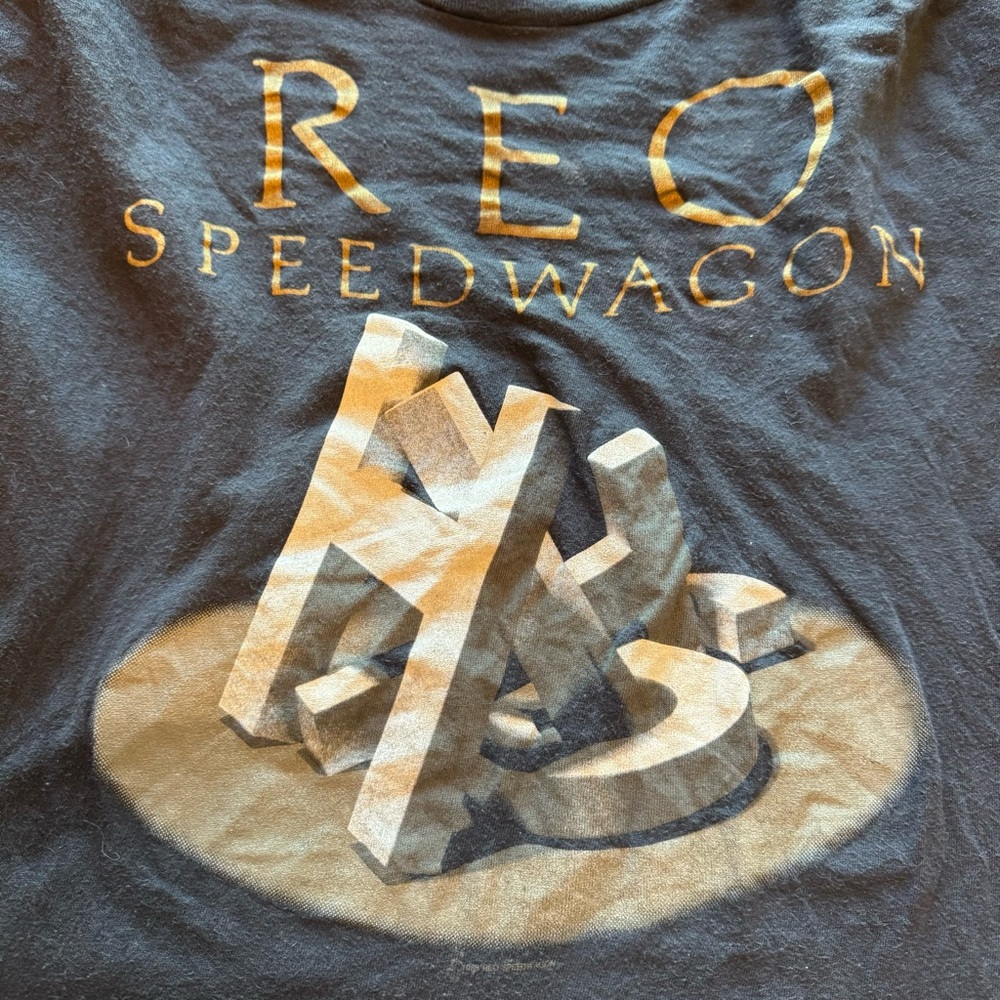 80s vintage REO Speedwagon concert T-shirt Hanes 100% cotton